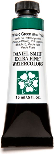 DANIEL SMITH WATERCOLOR 15ML PHTHALO GREEN BLUE SHADE