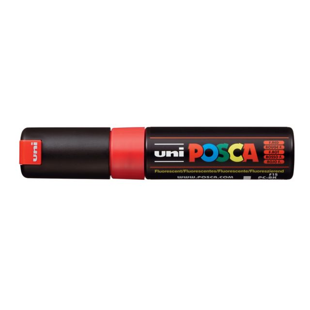 P MARK 8K BRD FLUO RED