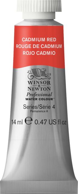 Professional Watercolor 14mL Cadmium Red