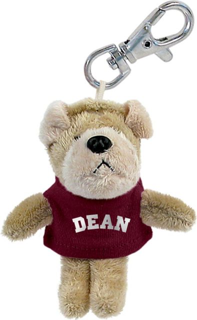 Dean College Plush Keychain