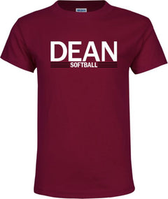Dean College Youth T Shirt Softball - ONLINE ONLY