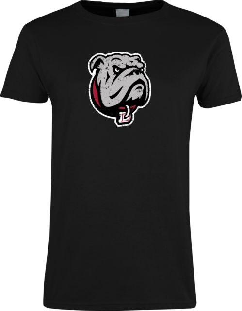 Dean College Ladies T Shirt Bulldog Head Distressed - ONLINE ONLY
