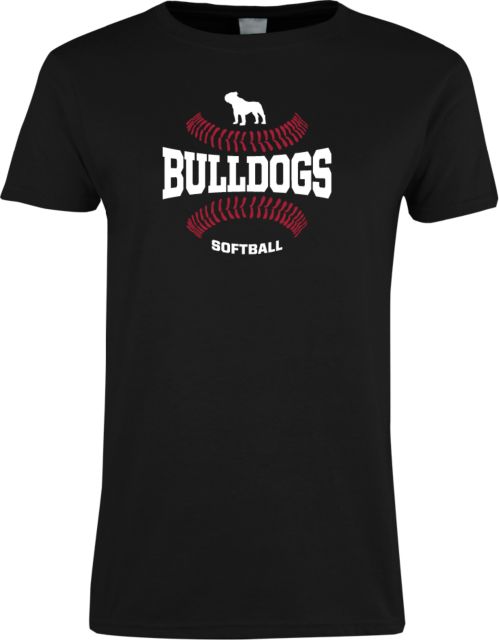 Dean College Womens Short Sleeve Tee Softball Seams Design - ONLINE ONLY