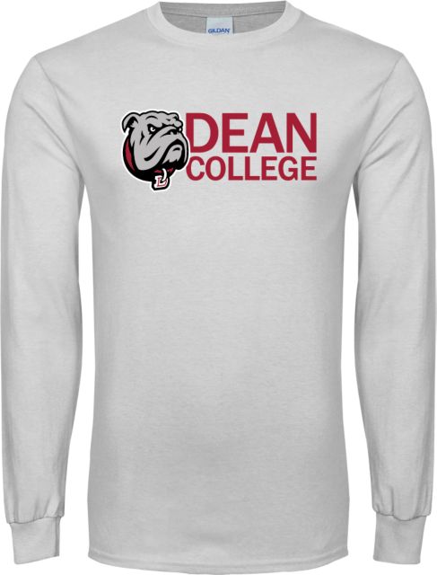 Dean College Long Sleeve T Shirt Dean College w/ Bulldog Head - ONLINE ONLY