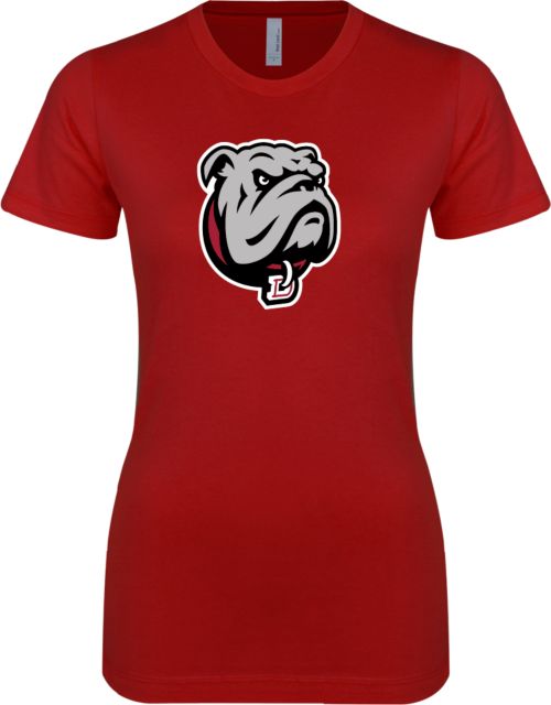 Dean College Next Level Womens Boyfriend Tee Bulldog Head - ONLINE ONLY