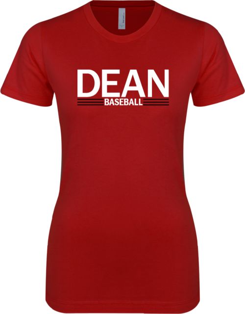 Dean College Next Level Ladies SoftStyle Junior Fitted Tee Baseball - ONLINE ONLY