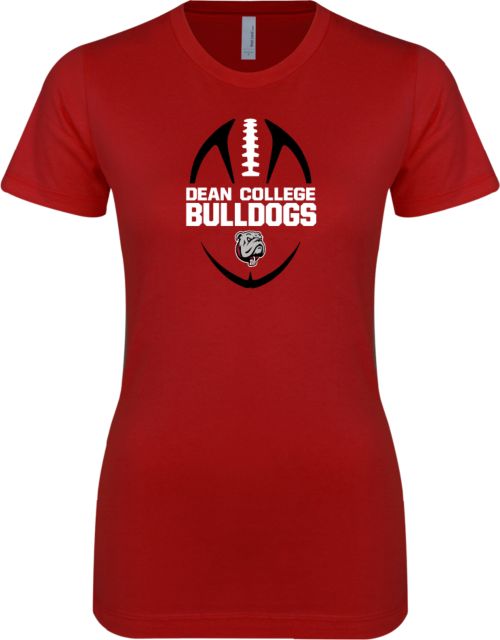 Dean College Next Level Ladies SoftStyle Junior Fitted Tee Football Ball Design - ONLINE ONLY