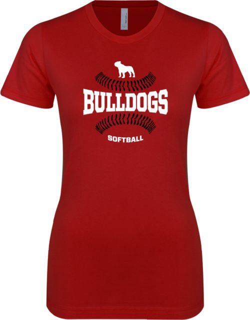 Dean College Next Level Ladies SoftStyle Junior Fitted Tee Softball Seams Design - ONLINE ONLY