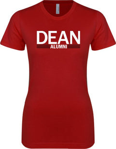 Dean College Next Level Ladies SoftStyle Junior Fitted Tee Alumni - ONLINE ONLY