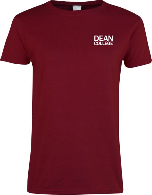 Dean College Next Level Womens Short Sleeve Tee Primary Mark - ONLINE ONLY
