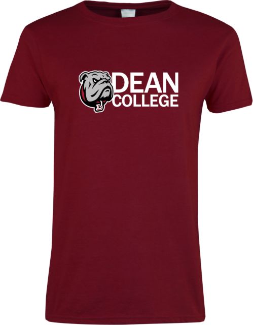 Dean College Next Level Womens Short Sleeve Tee Dean College w/ Bulldog Head - ONLINE ONLY