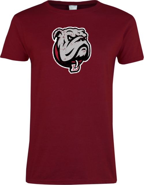 Dean College Ladies T Shirt Bulldog Head Distressed - ONLINE ONLY