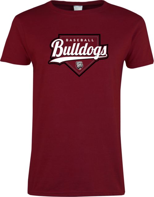 Dean College Next Level Womens Short Sleeve Tee Baseball Plate Design - ONLINE ONLY