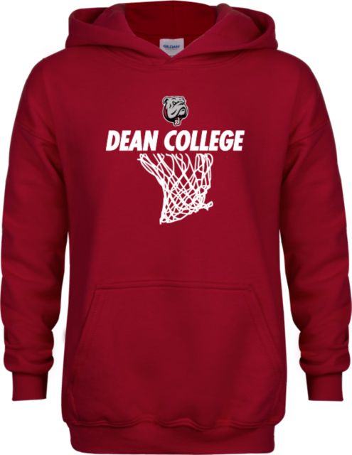 Dean College Youth Fleece Hoodie Basketball Net Design - ONLINE ONLY