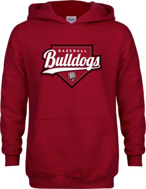 Dean College Youth Fleece Hoodie Baseball Plate Design - ONLINE ONLY
