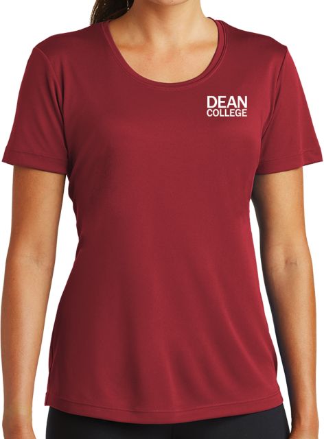 Dean College Womens Performance Short Sleeve Tee Primary Mark - ONLINE ONLY