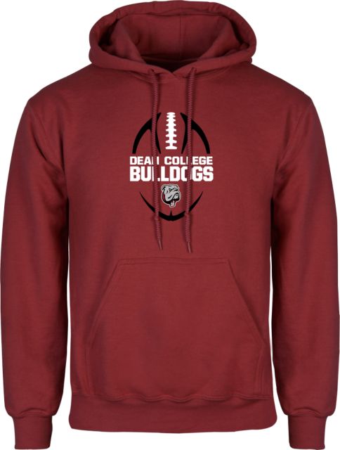 Dean College Fleece Hoodie Football Ball Design - ONLINE ONLY
