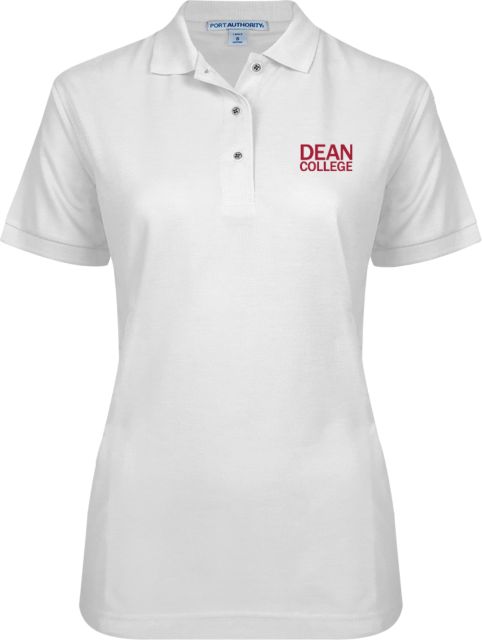 Dean College Womens Silk Touch Pique Polo Primary Mark - ONLINE ONLY