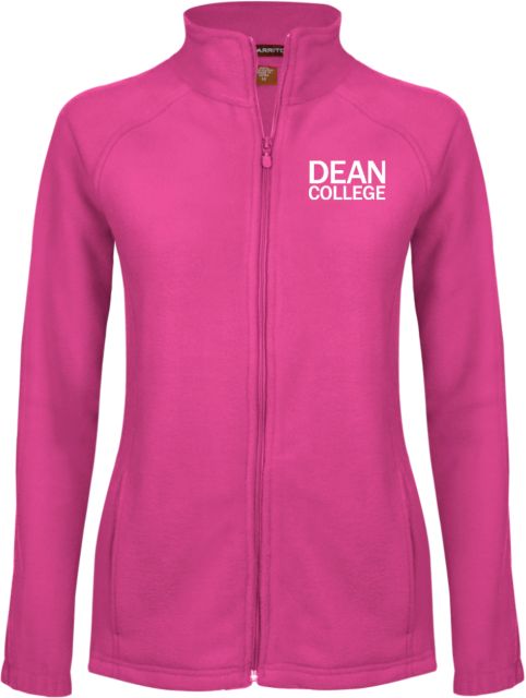Dean College Womens Fleece Full Zip Jacket Primary Mark - ONLINE ONLY