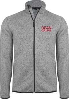 Dean College Heather Sweater Fleece Jacket Primary Mark - ONLINE ONLY