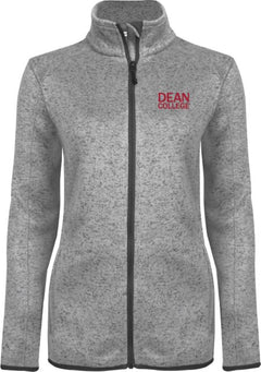 Dean College Womens Heather Fleece Jacket Primary Mark - ONLINE ONLY