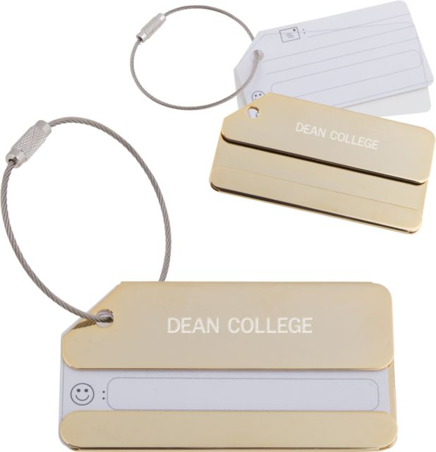 Dean College Luggage Tag Dean College Flat  Engraved - ONLINE ONLY