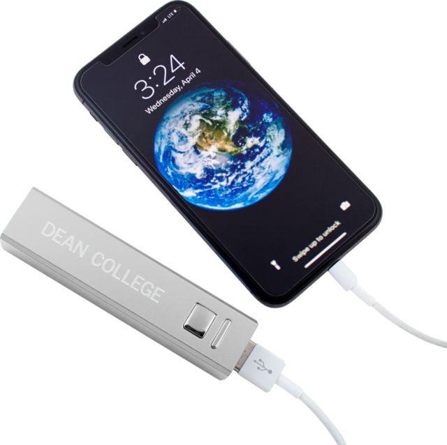 Dean College Aluminum Power Bank Dean College Flat  Engraved - ONLINE ONLY