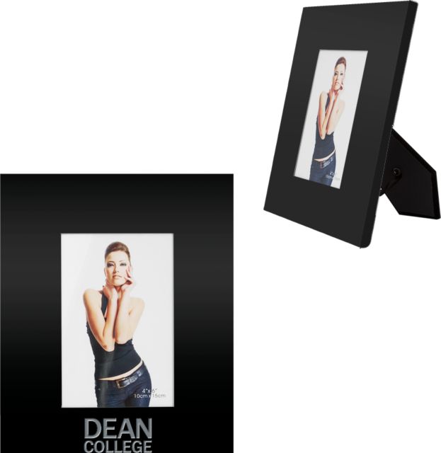 Dean College Metal 4 x 6 Photo Frame Primary Mark  Engraved - ONLINE ONLY