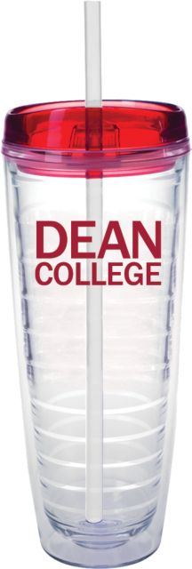 Dean College Tritan Double Wall Tumbler w/Red Top 26oz Primary Mark - ONLINE ONLY
