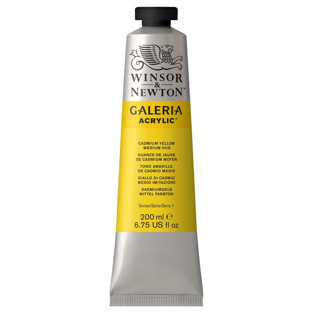 GALERIA ACRYLIC  200ML CADMIUM YELLOW MEDIUM