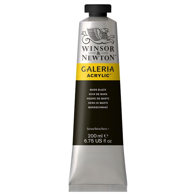GALERIA ACRYLIC  200ML MARS BLACK