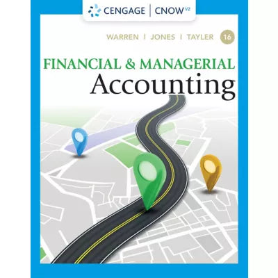 CNOWv2 for Warren/Jones/Tayler's Financial & Managerial Accounting, 1 term Instant Access