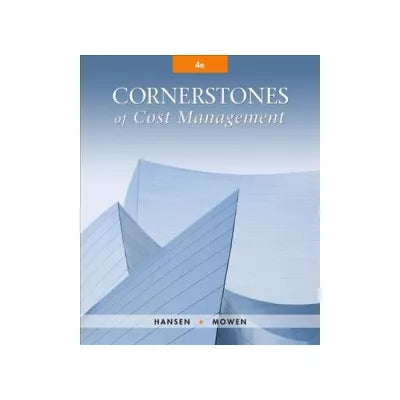 Cornerstones of Cost Management