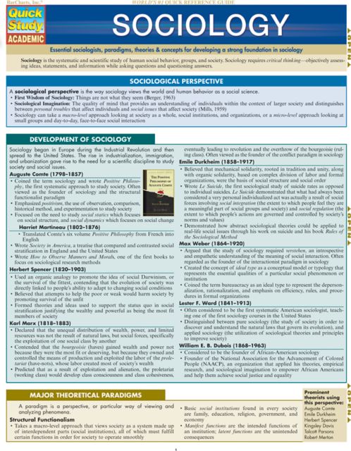 SOCIOLOGY UPDATE & EXPANSION