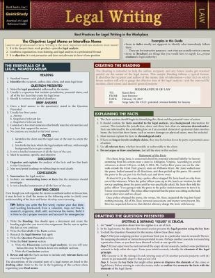 LEGAL WRITING